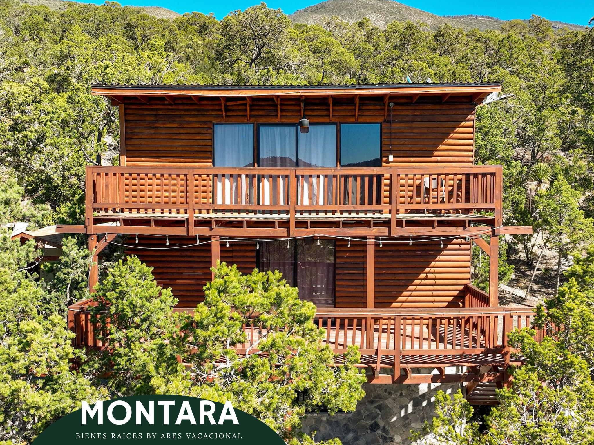 Cabaña con palapa, fogatero y cuarto de juegos – Bosque Boreal