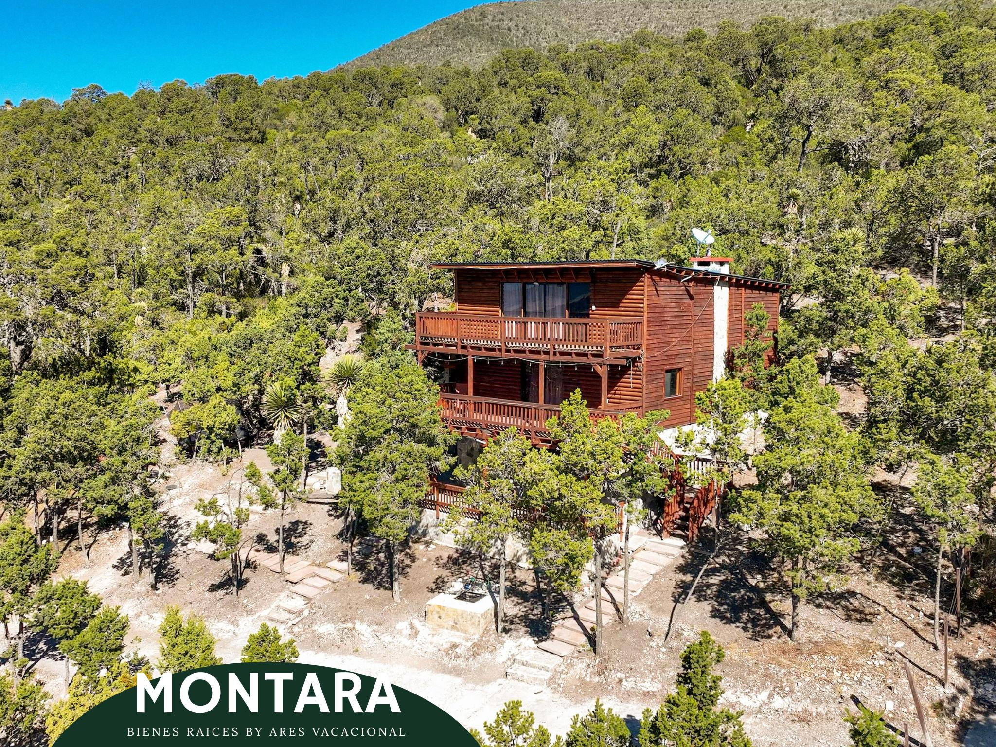 Cabaña con palapa, fogatero y cuarto de juegos – Bosque Boreal