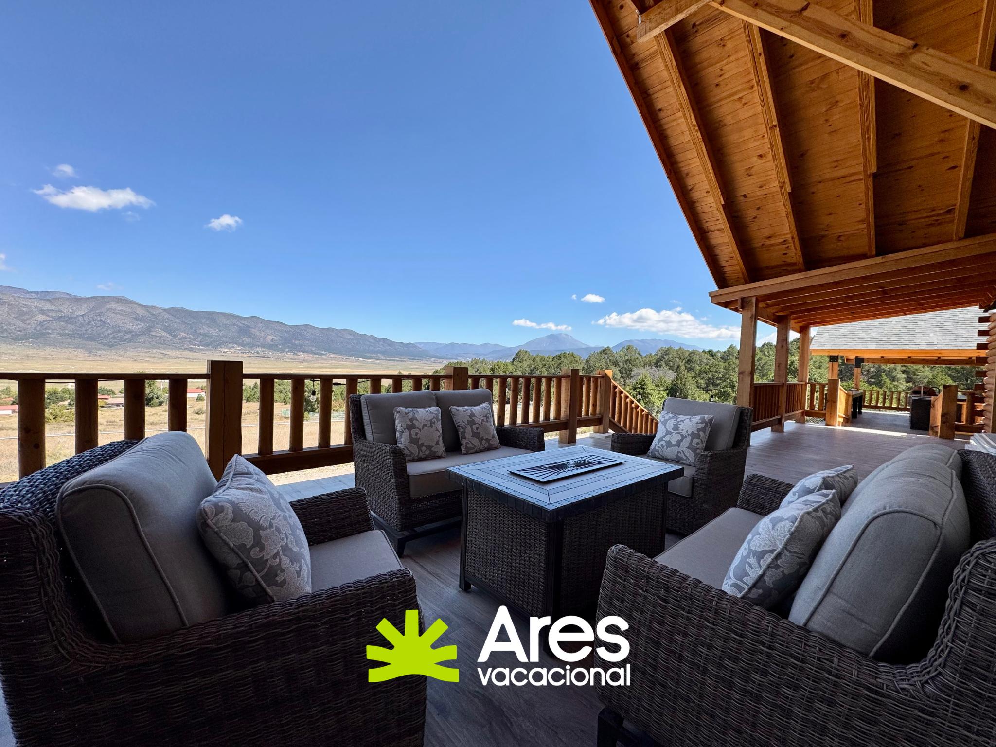 Cabaña equipada con palapa y chimeneas – Portal San Antonio