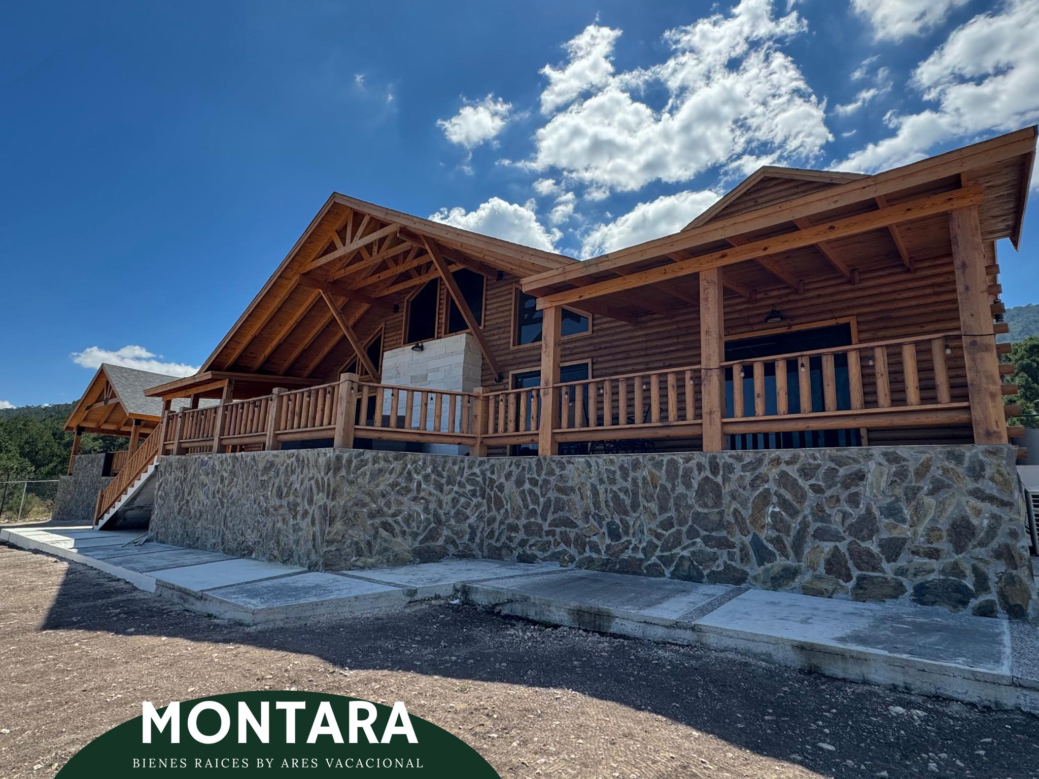 Cabaña de alto nivel con palapa y chimeneas – Portal San Antonio